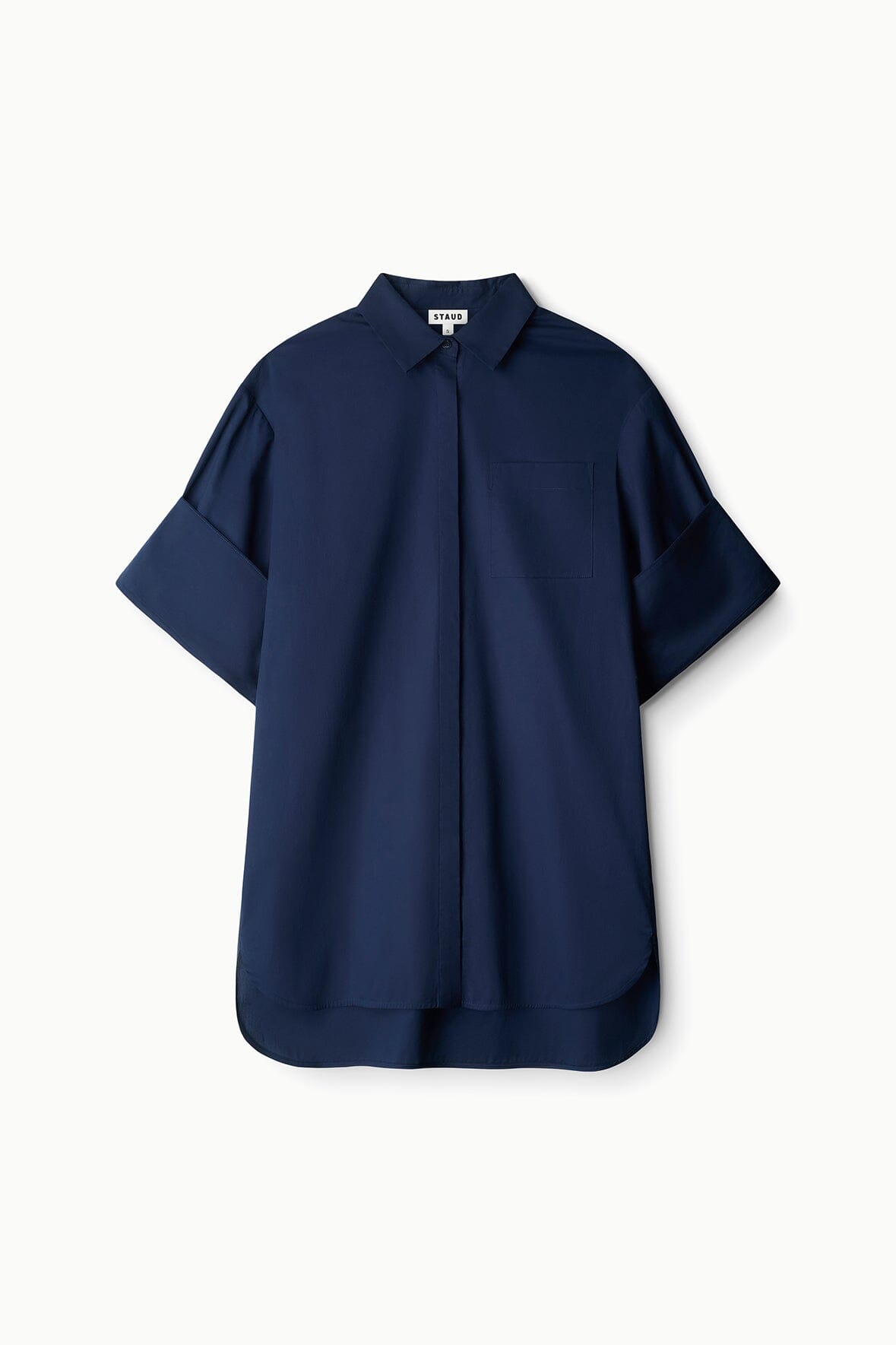 Nico Dress Navy | STAUD Featured