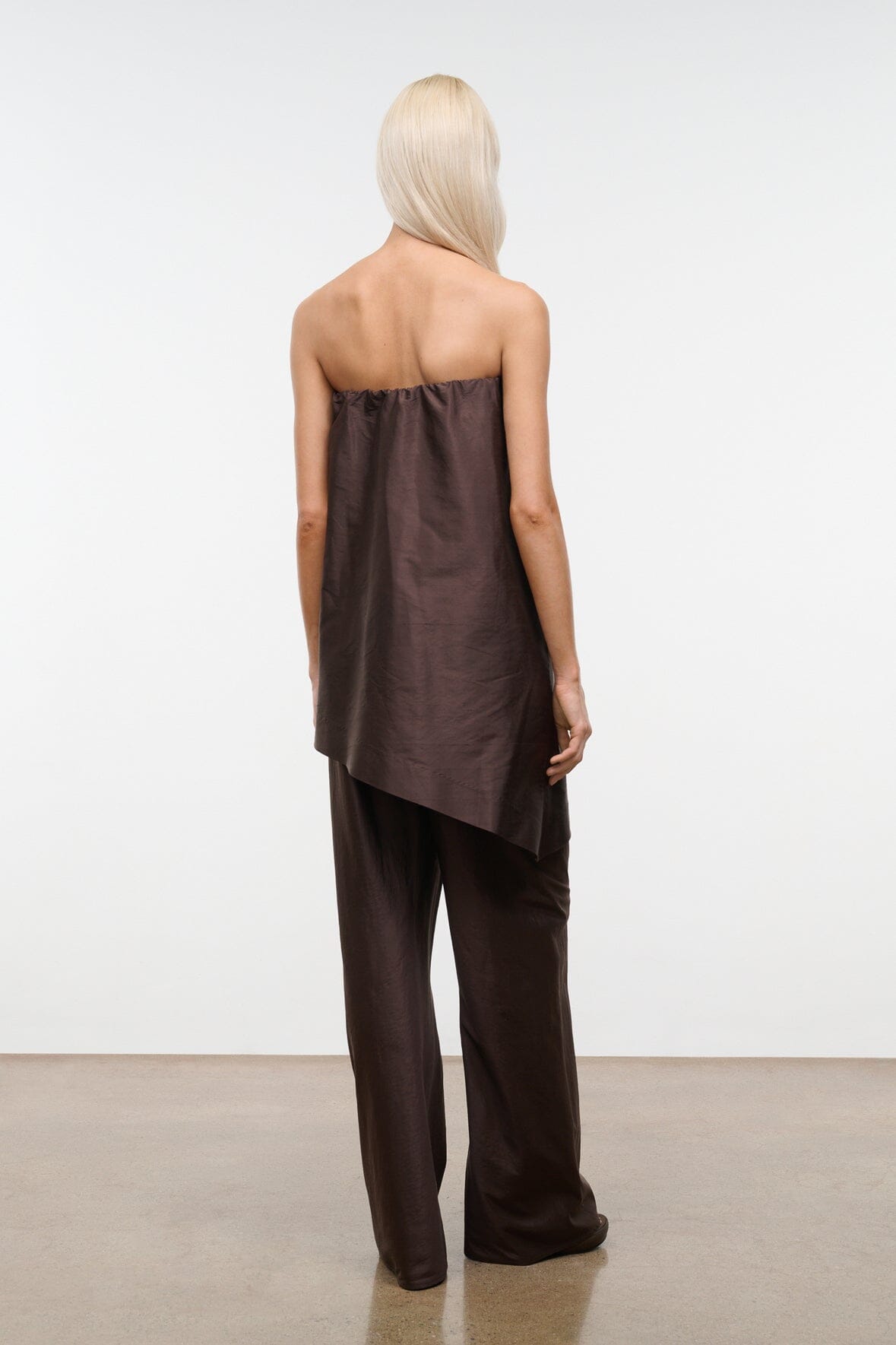 Georgia Silk Convertible Top Earth | STAUD Classic