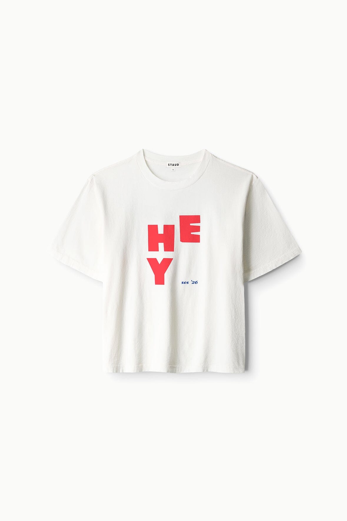 Liam Relaxed Tee Hey | STAUD Sale