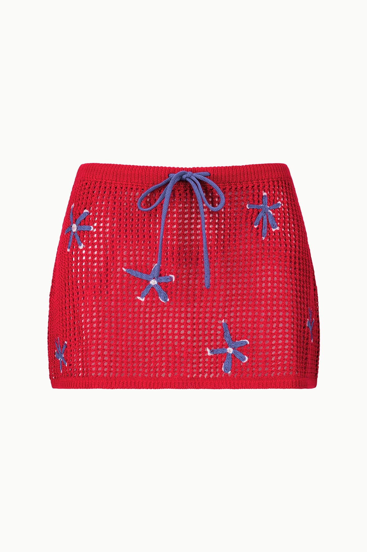 Zya Mini Skirt Painted Foulard | STAUD Latest