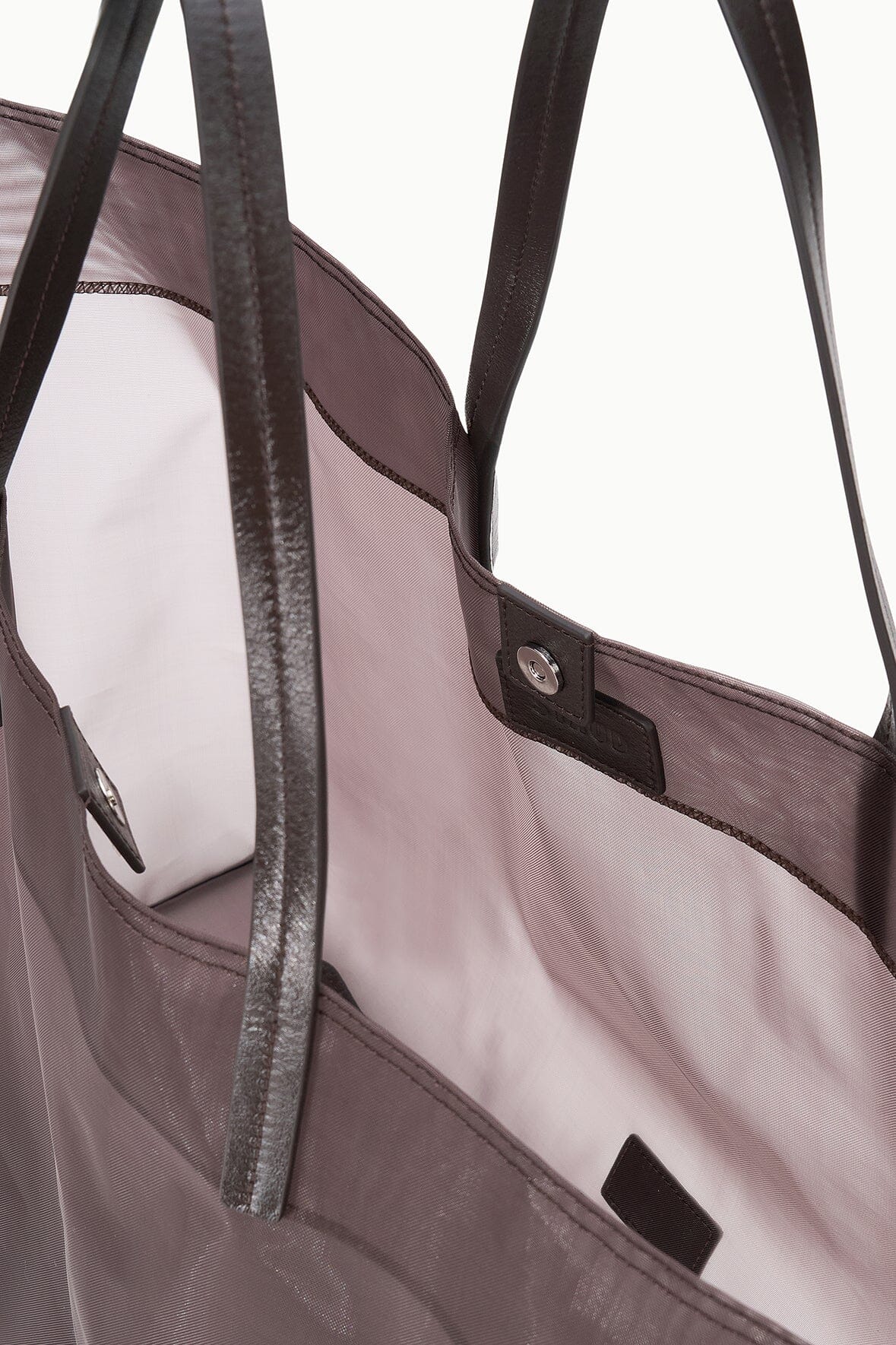 Christos Large Mesh Tote Espresso | STAUD Recommended