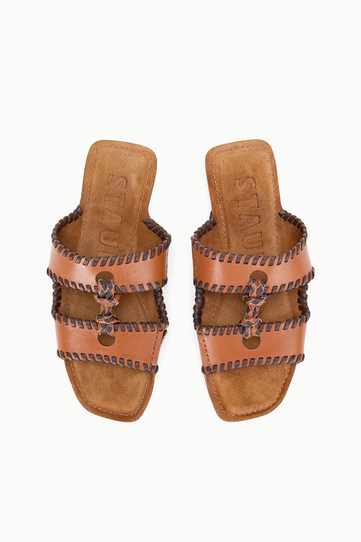 Mara Sandal Tabac | STAUD Exclusive