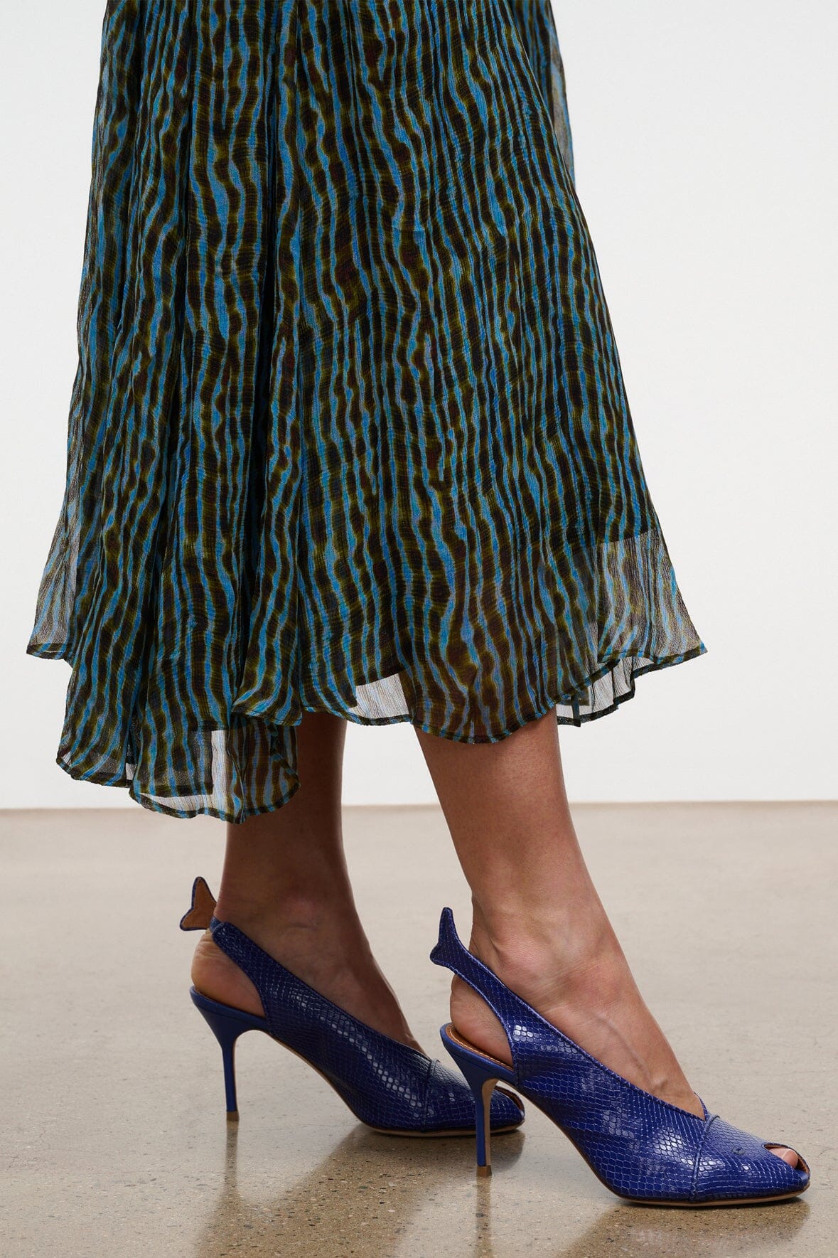 Cleo Fish Heel Cobalt | STAUD Special Offer