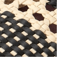 Nell Crochet Ballerina Cream Black | STAUD Premium