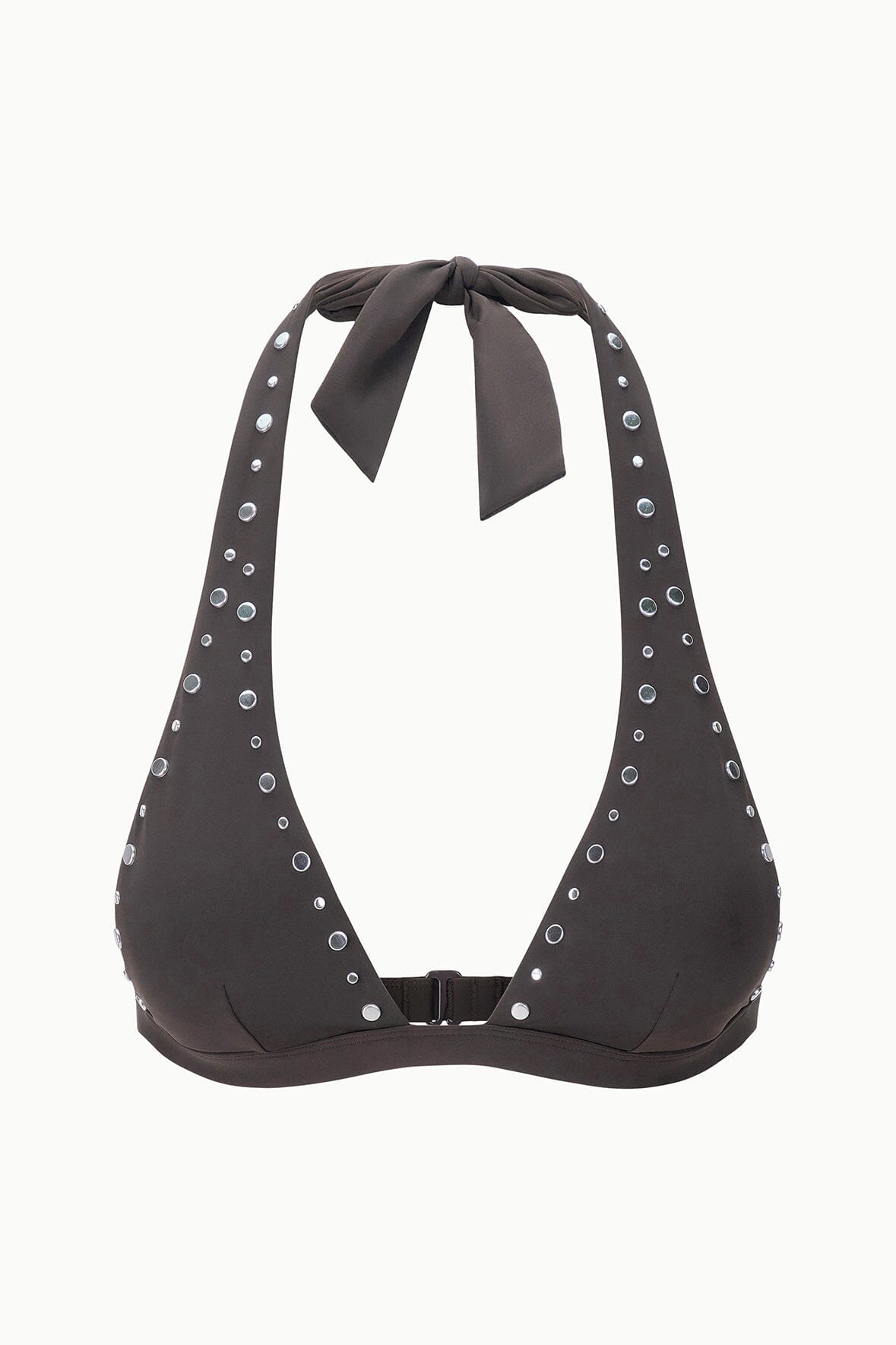 Irina Bikini Top Espresso Studs | STAUD Signature