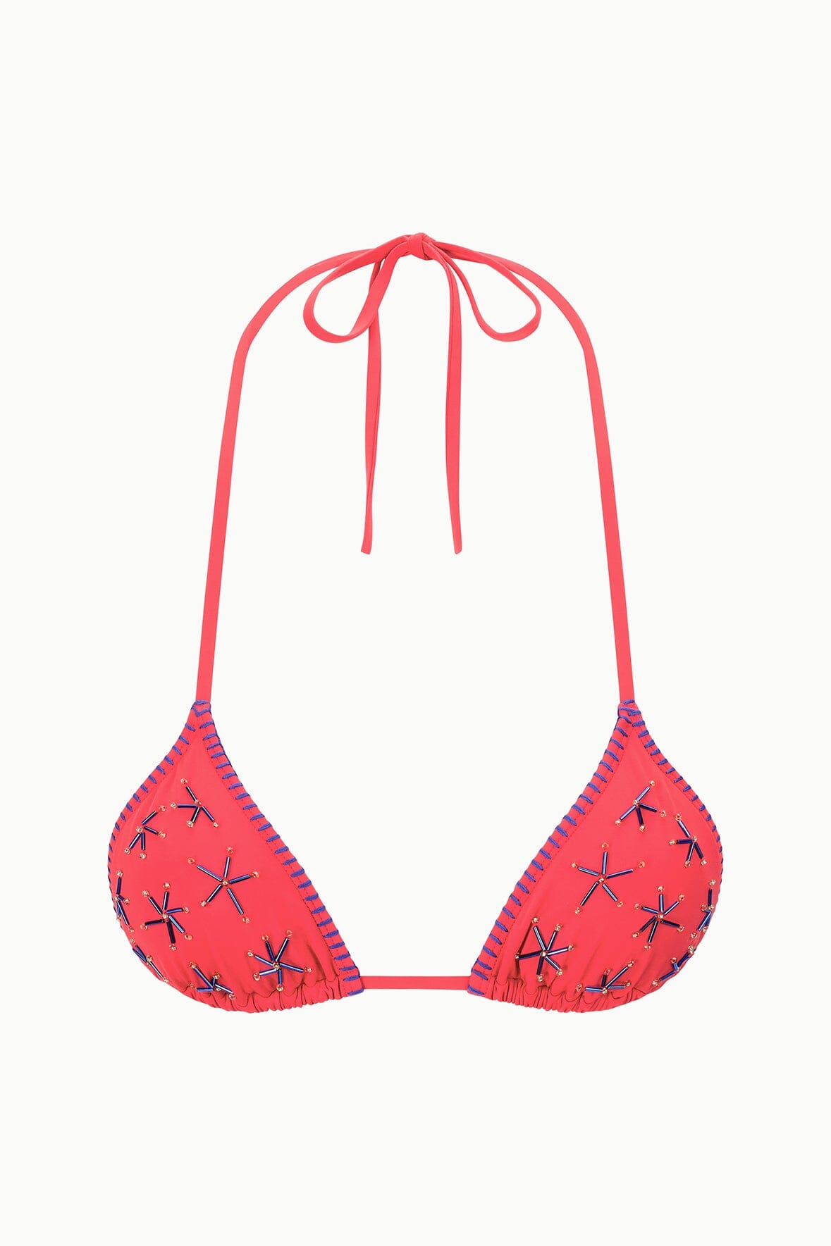 Lido Triangle Bikini Top Painted Foulard | STAUD Customer Favorite
