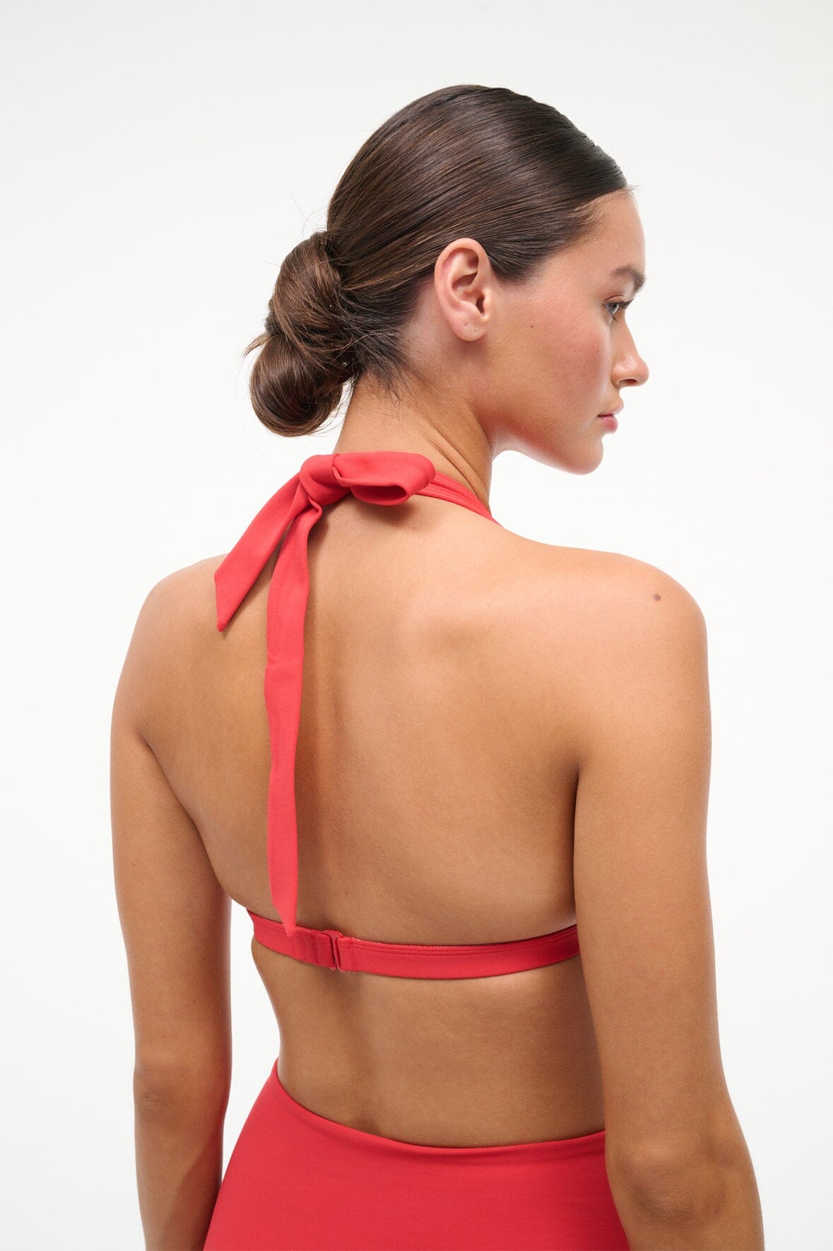 Irina Bikini Top Red Rose | STAUD Quality