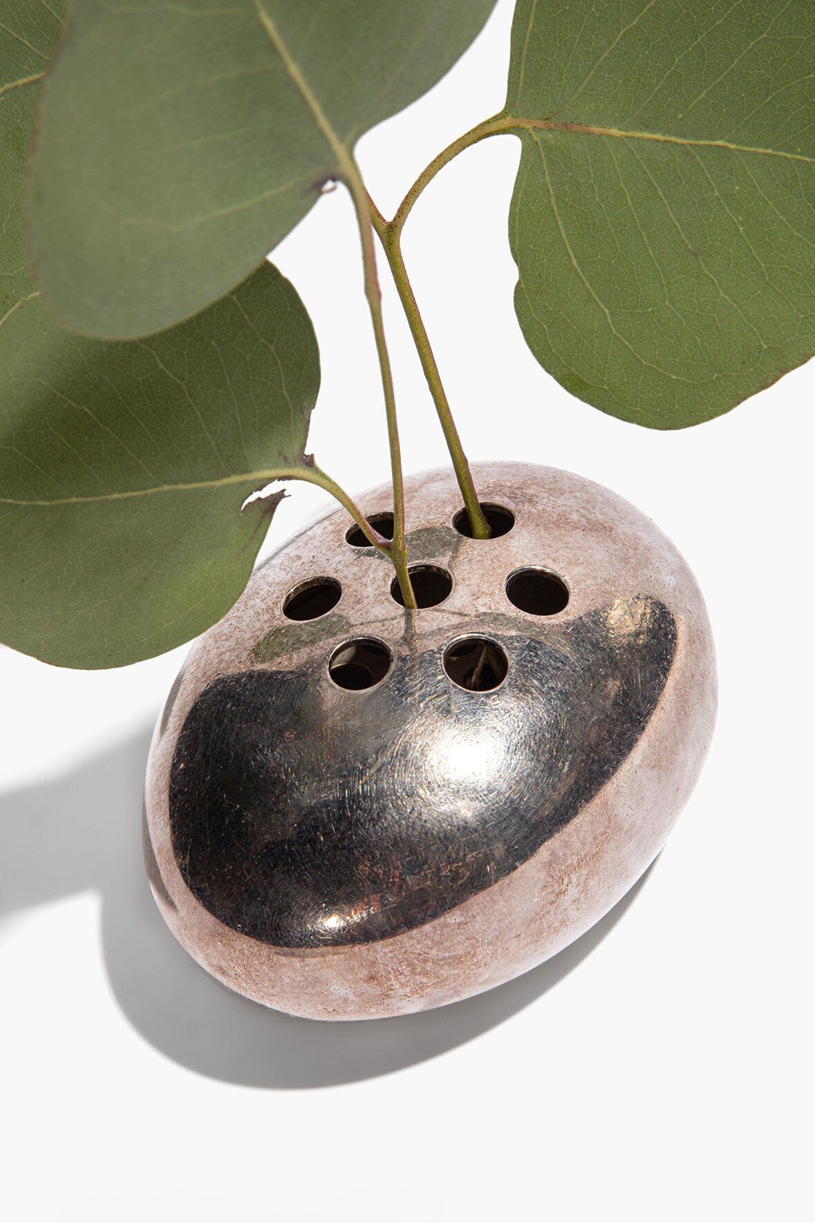 Vintage Flower Frog Silver | STAUD Premium