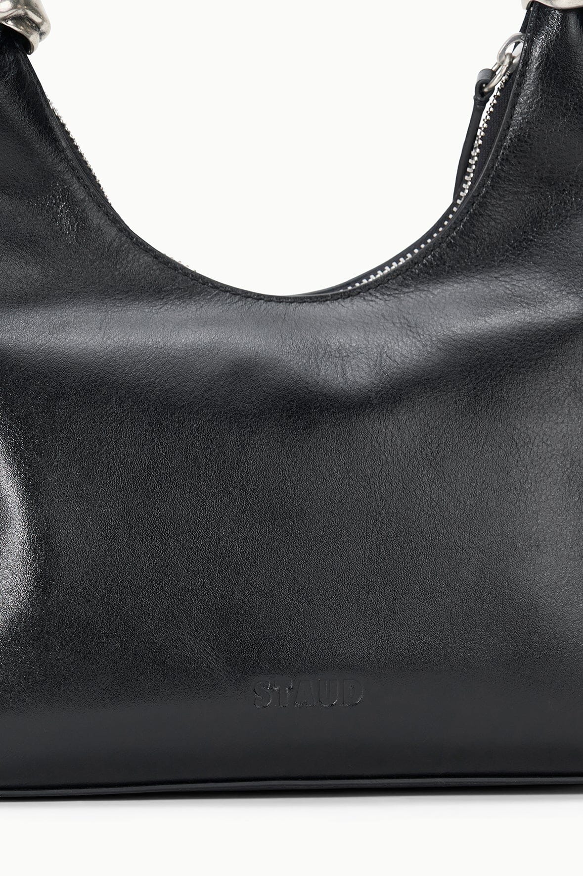 Cuff Shoulder Bag Black | STAUD Best Seller