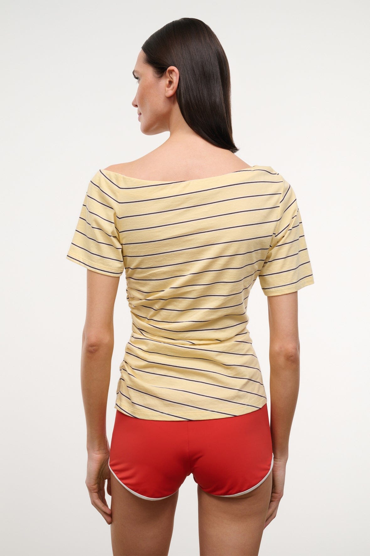 Carine Top Monday Stripe | STAUD Signature