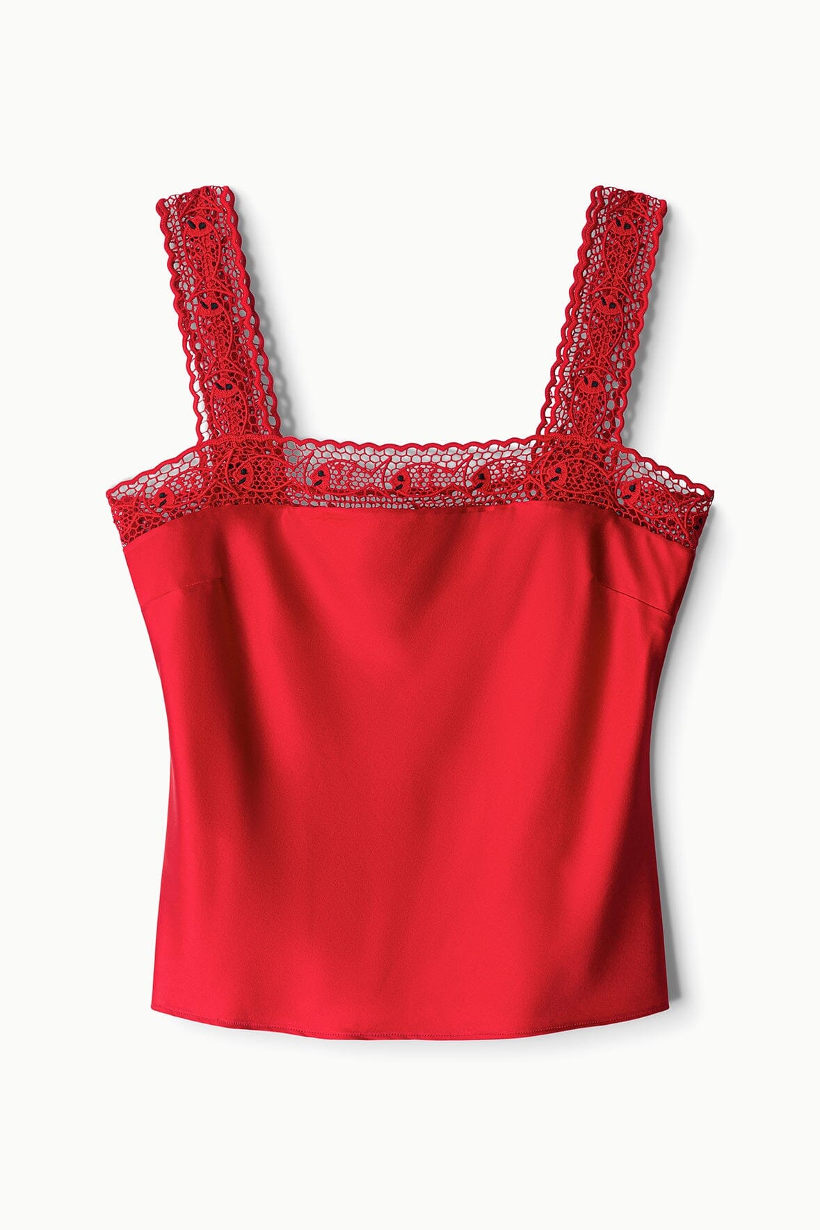 Veronica Silk Top Tomato | STAUD Signature