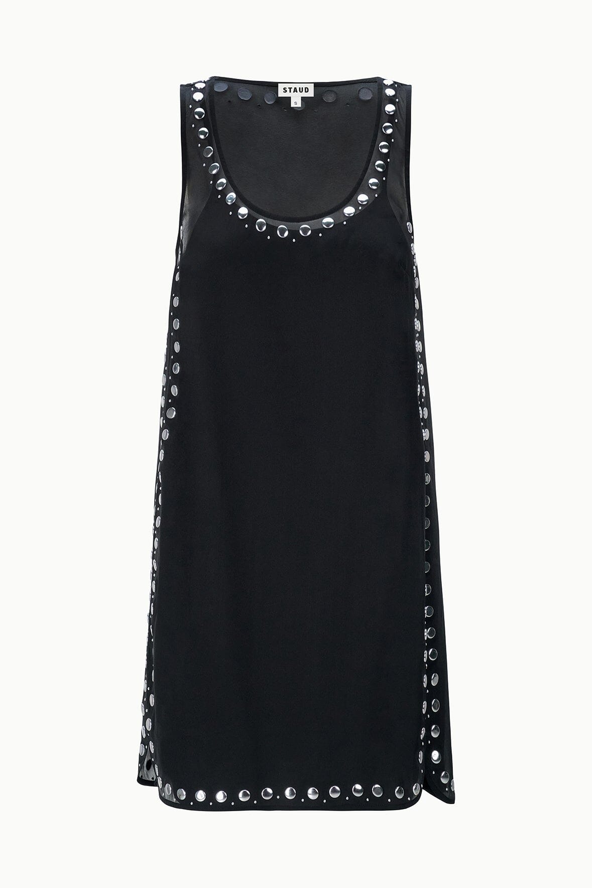Cara Dress Black Studs | STAUD Great Value