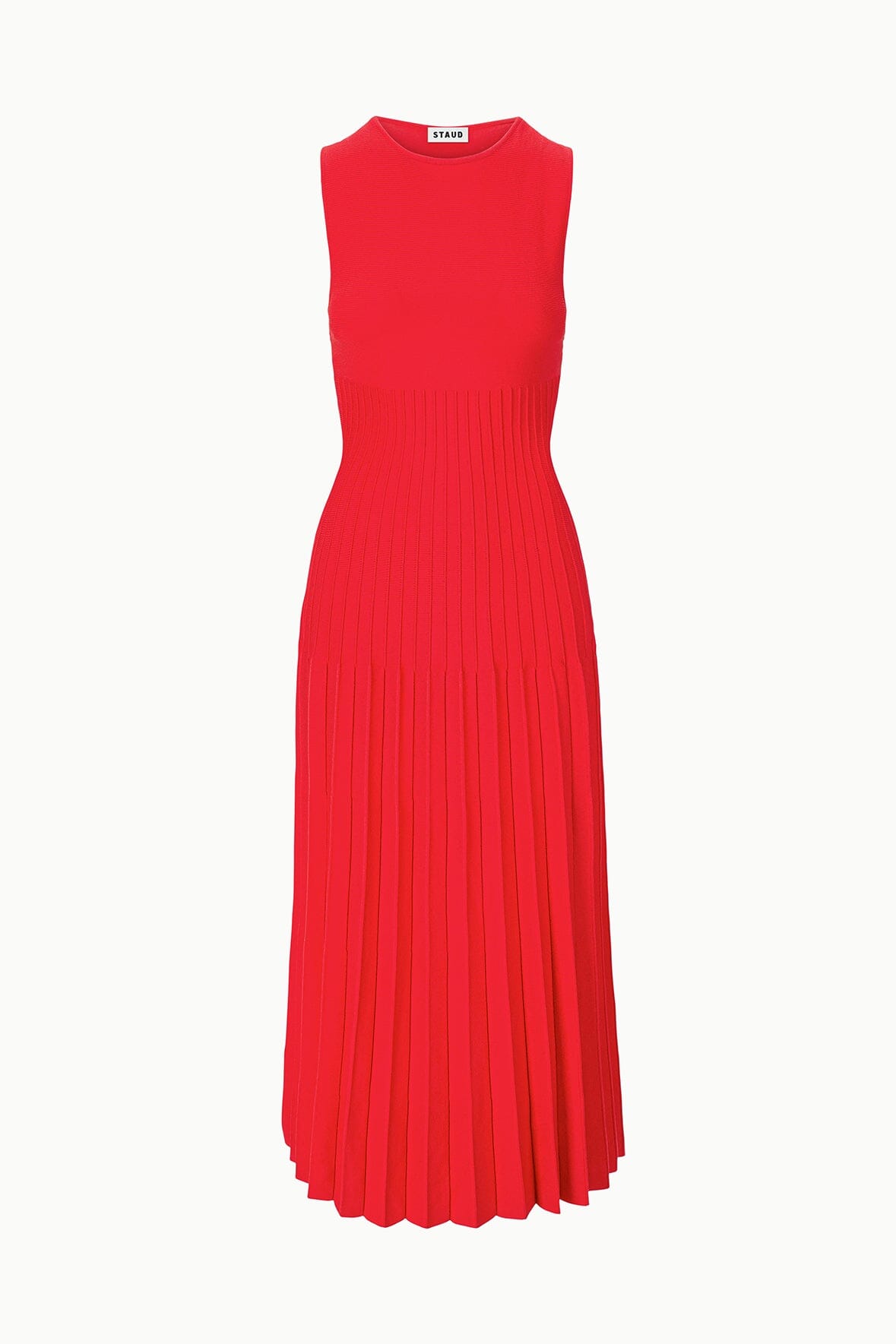 Elyse Dress Red Rose | STAUD Latest