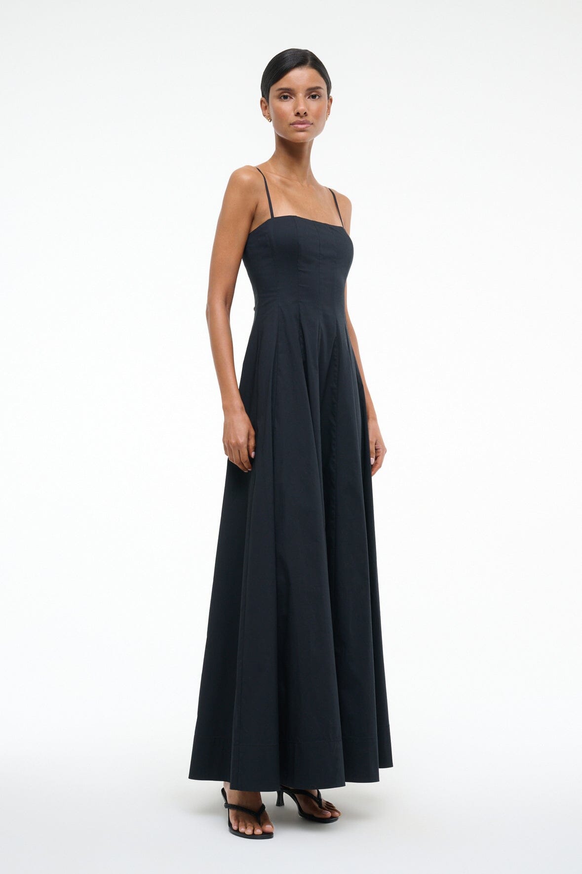 Wylie Maxi Dress Black | STAUD Great Value