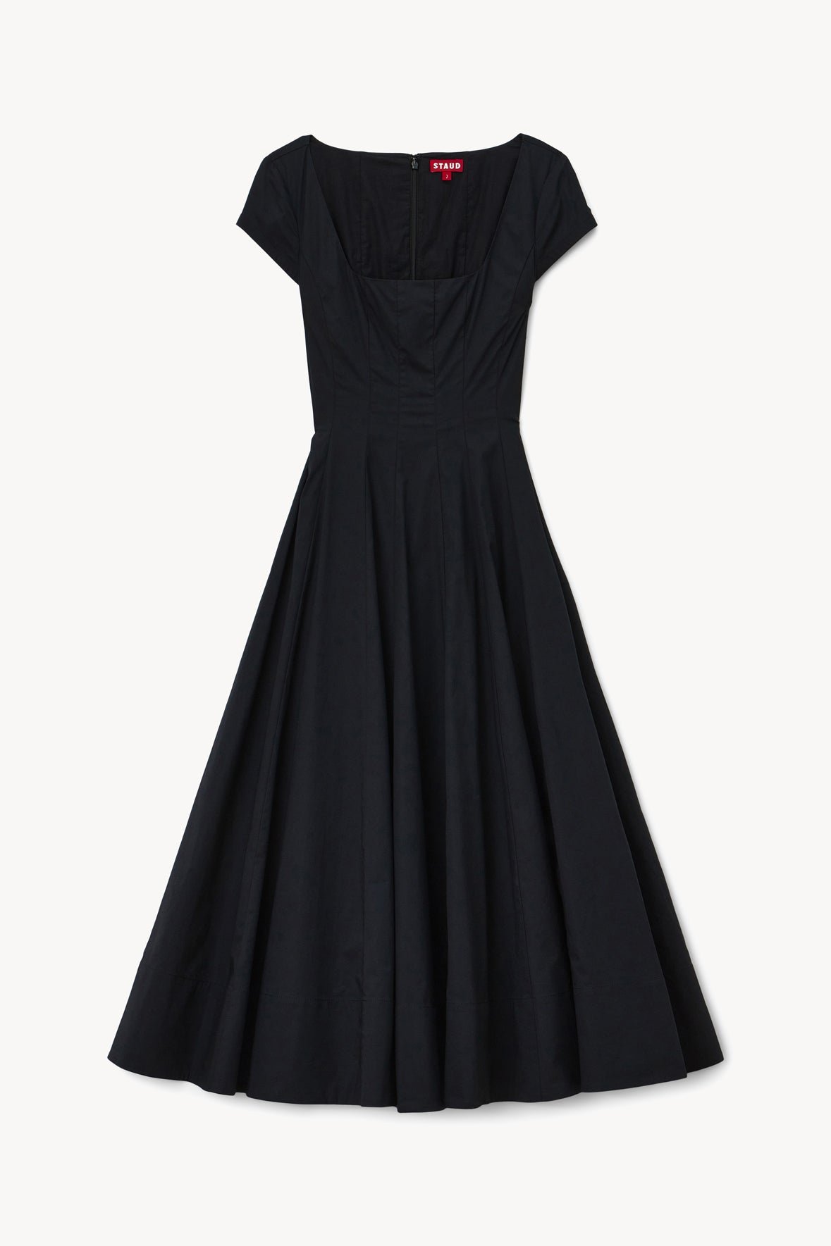 Short Sleeve Wells Dress Black | STAUD Hot Sale