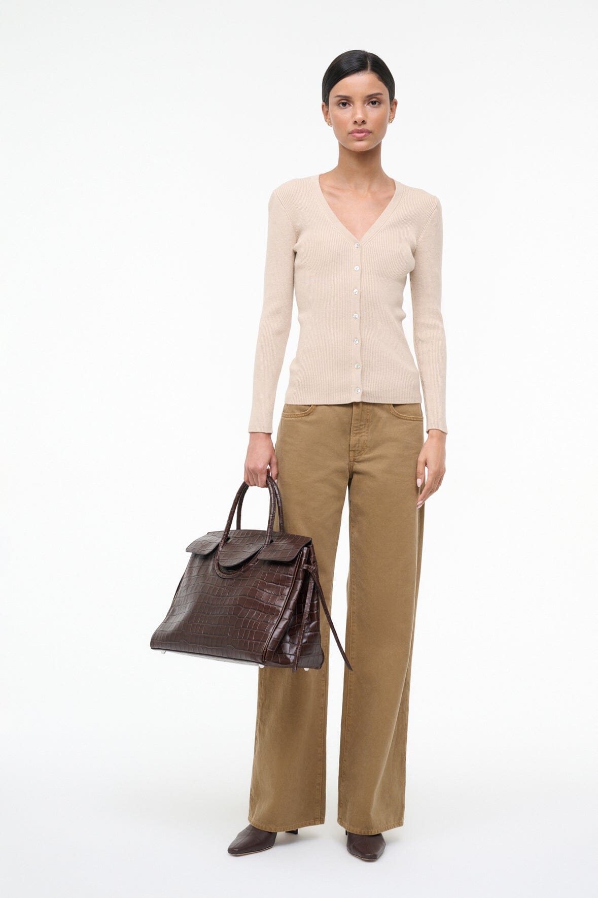 Cargo Sweater Fawn | STAUD Featured