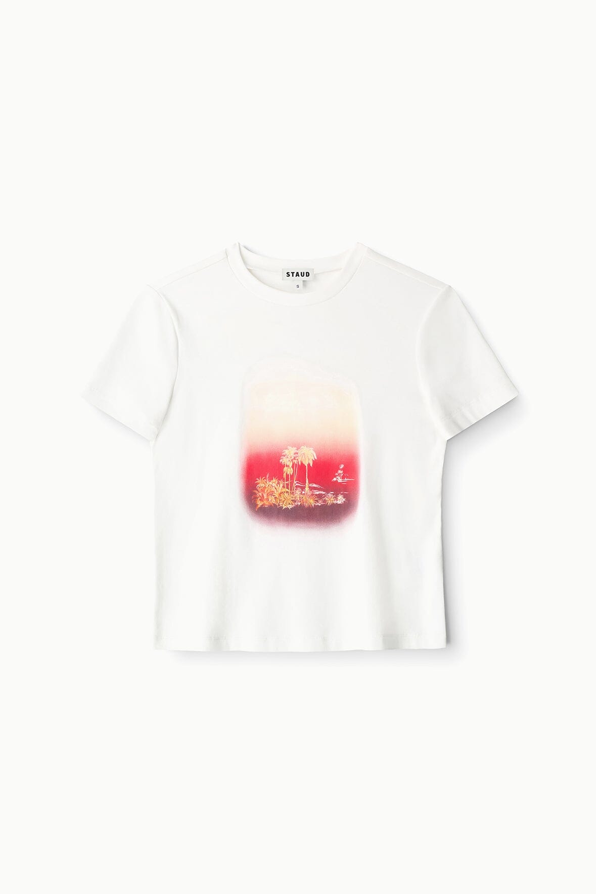 Crew Neck T Shirt California Sunset | STAUD Latest