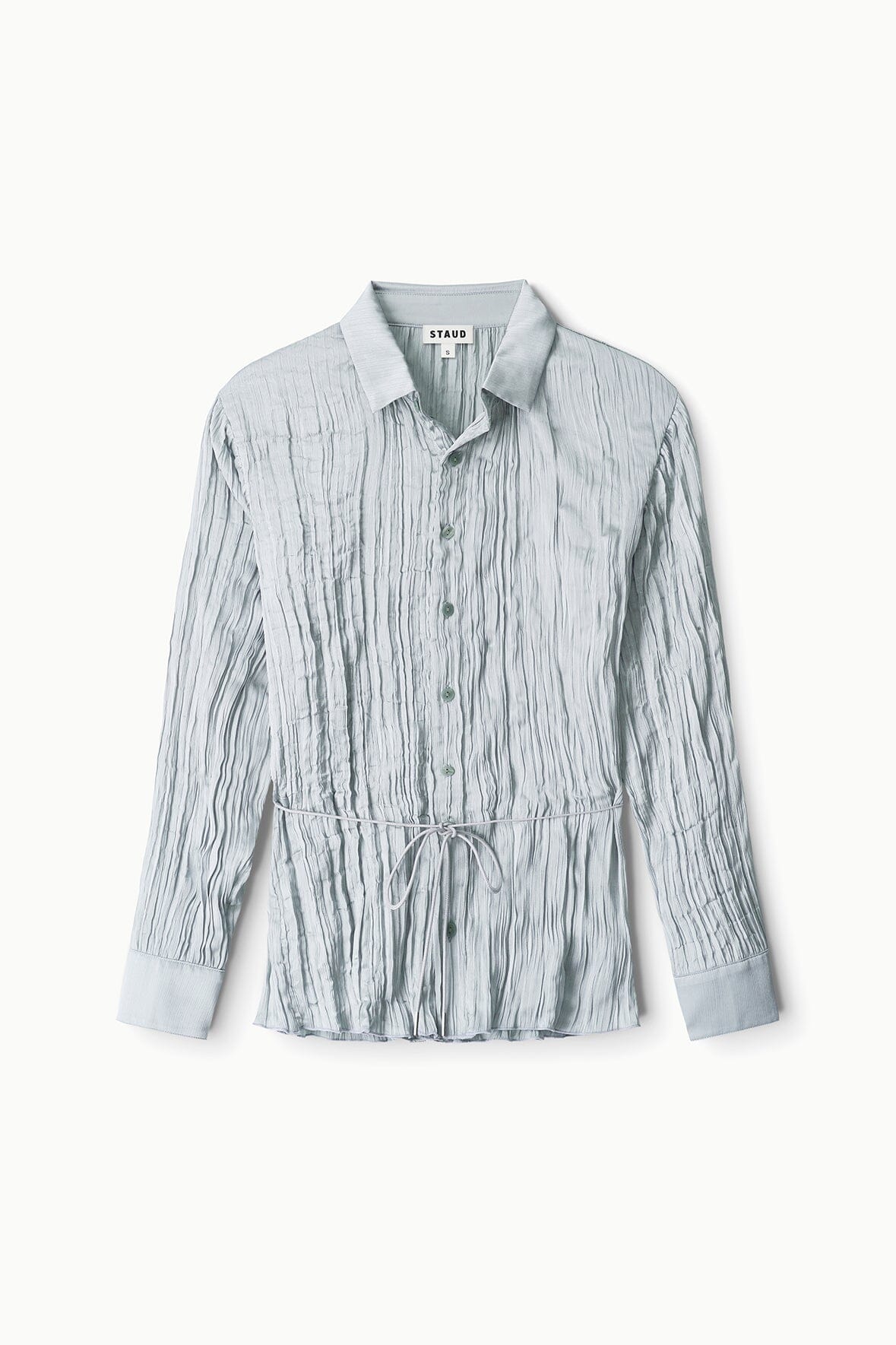 Suki Shirt Silver Sage | STAUD Best Seller