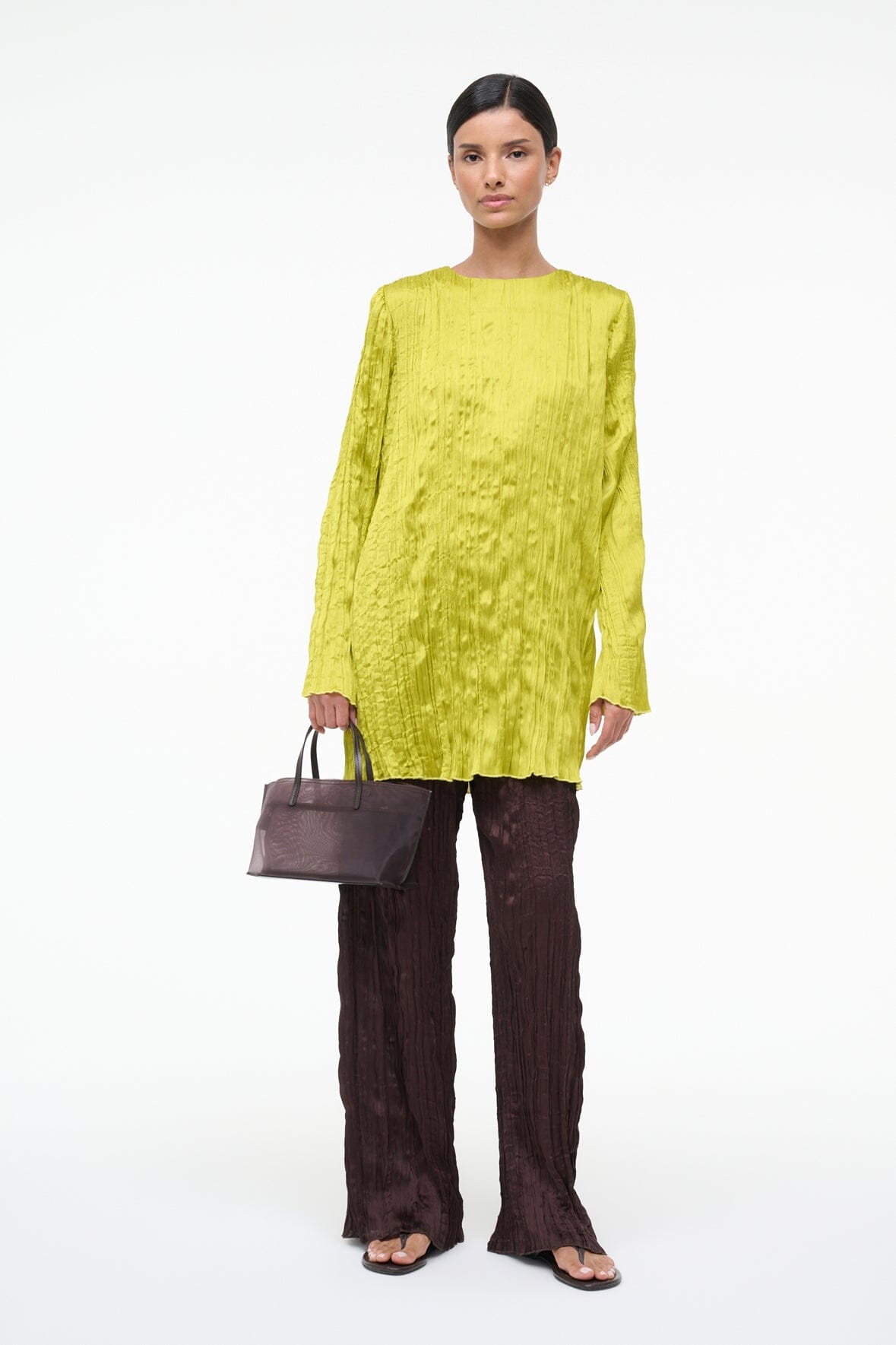Kona Dress Chartreuse | STAUD Customer Favorite