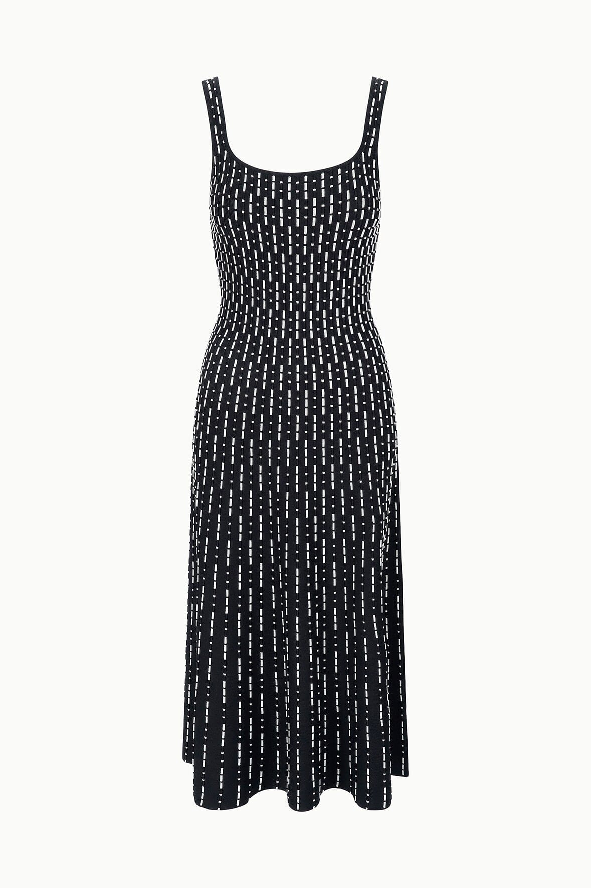 Ellison Dress Black Geo | STAUD Trending