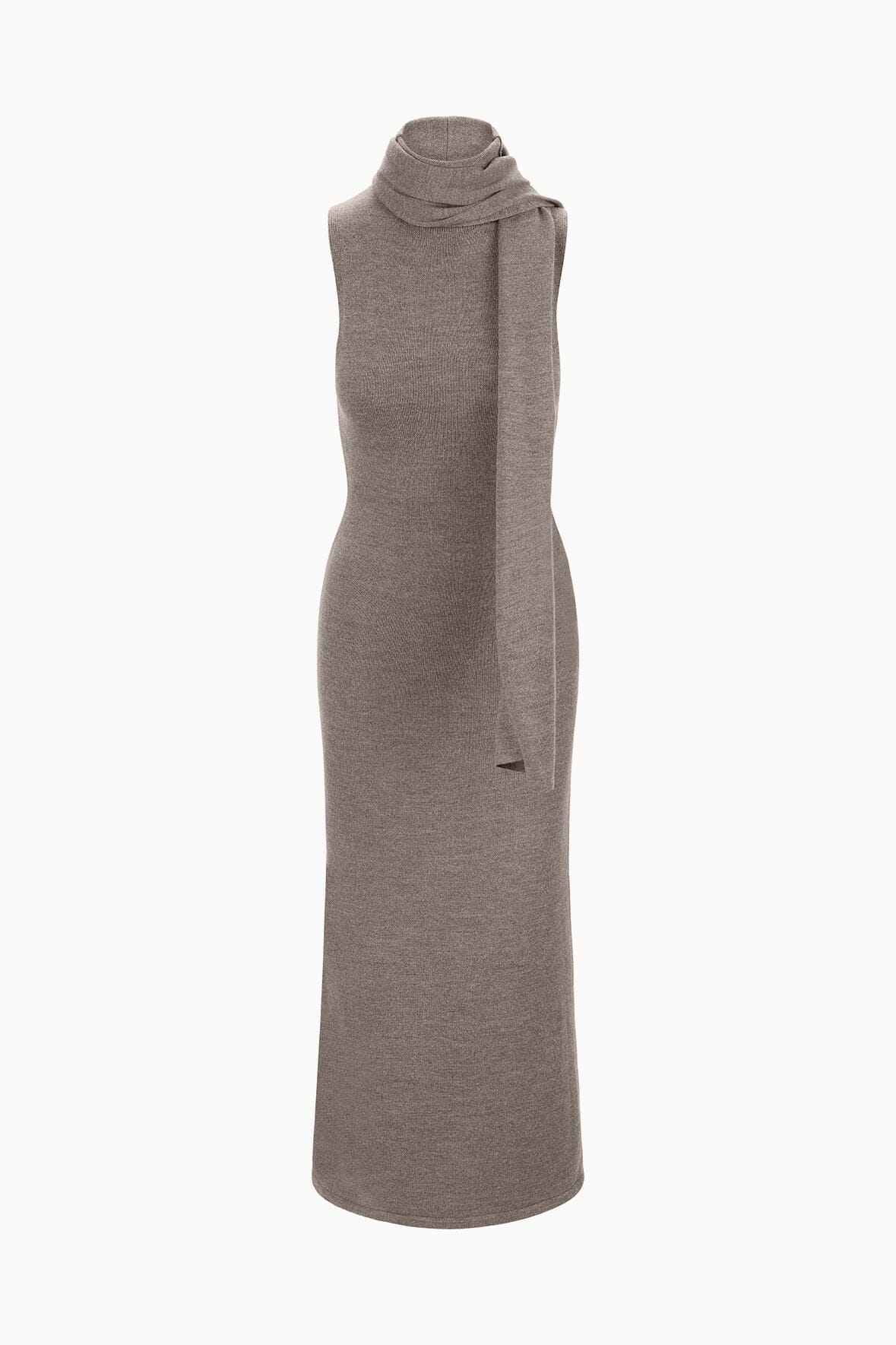 Canal Midi Dress Truffle | STAUD Essential