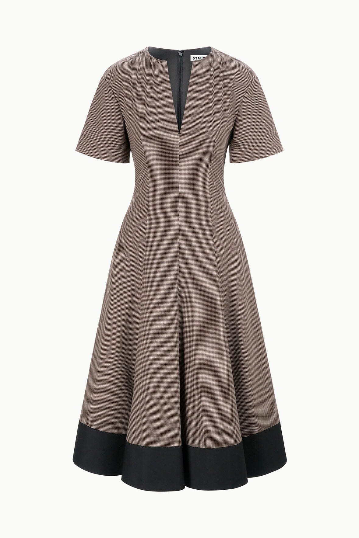 Frances Dress Houndstooth | STAUD Hot Sale
