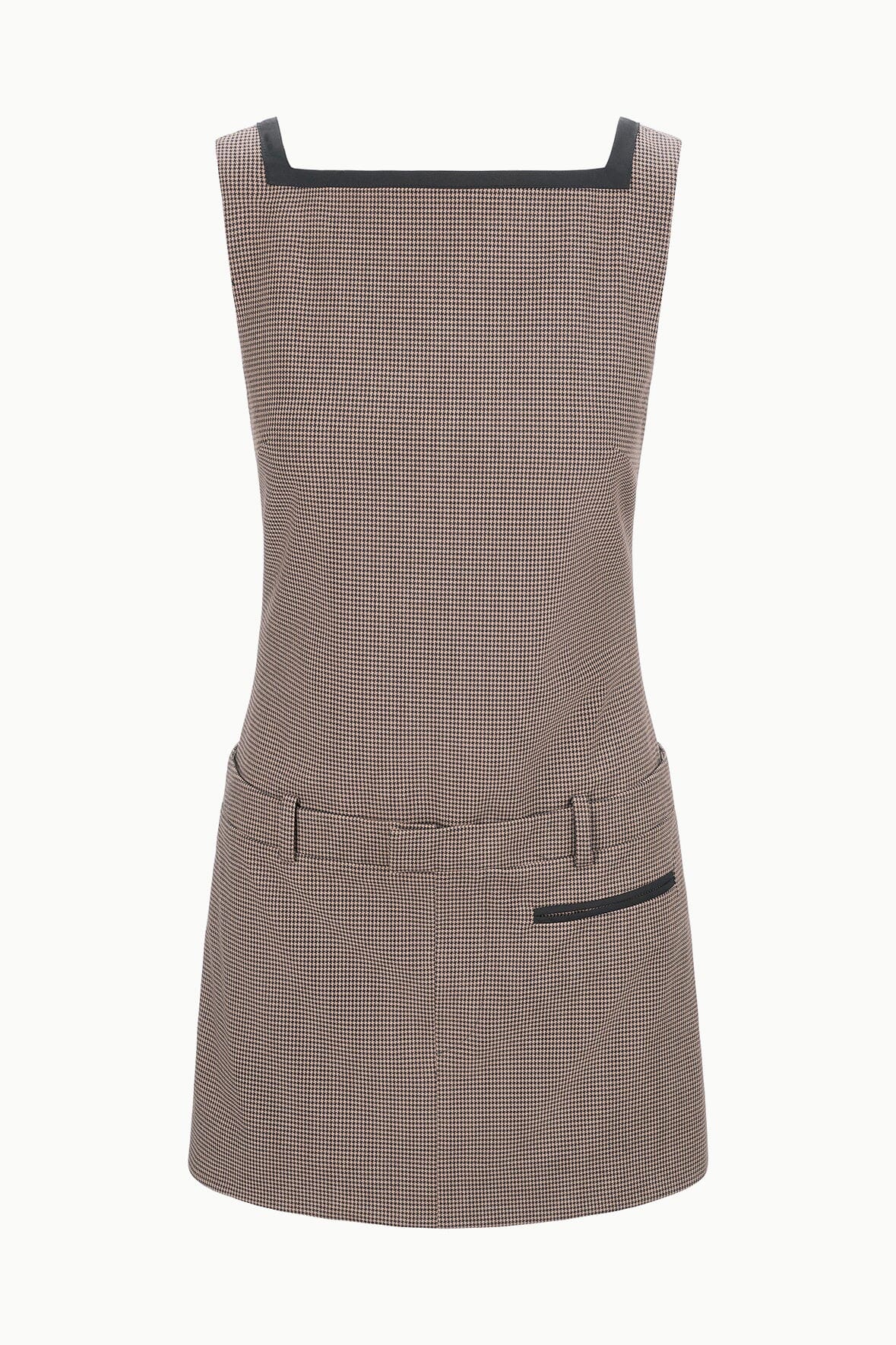 Skyla Dress Houndstooth | STAUD Classic