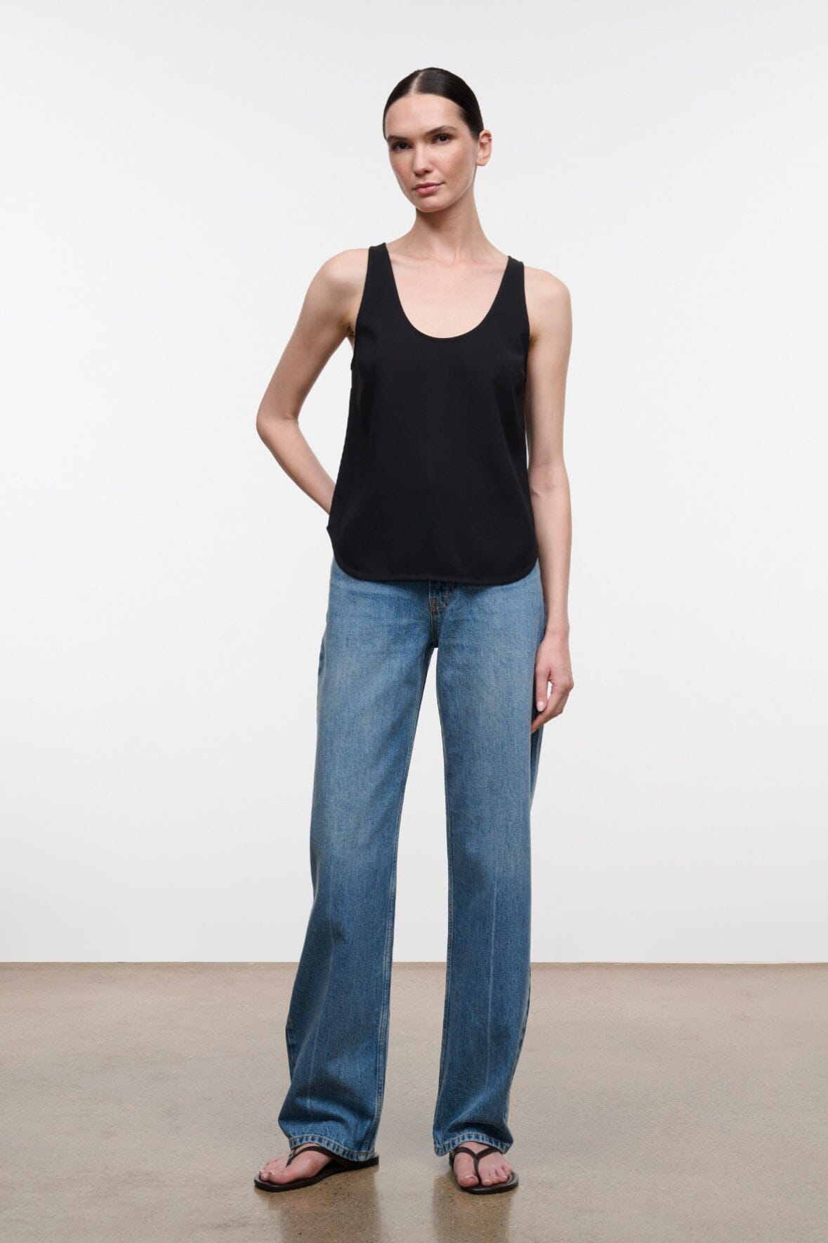 Yves Tank Black | STAUD Everyday