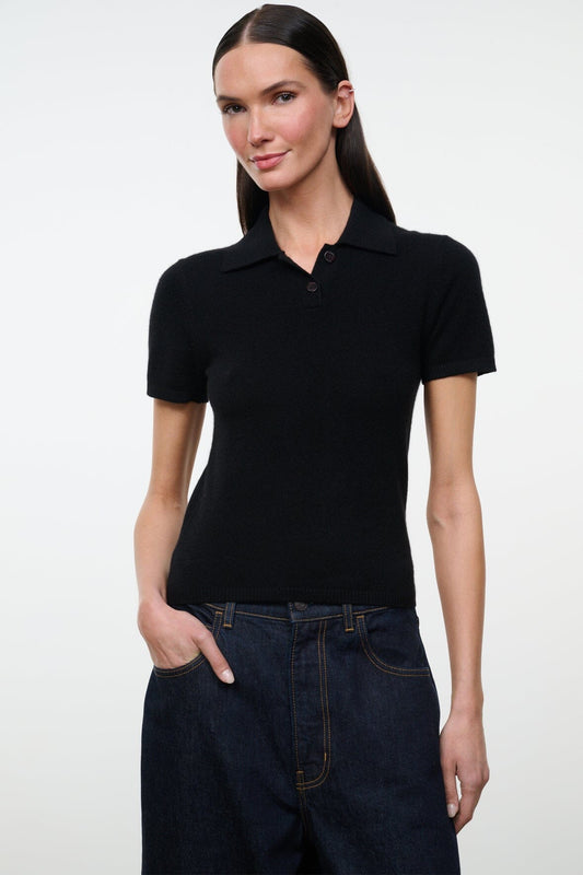 Gino Cashmere Sweater Black | STAUD Premium