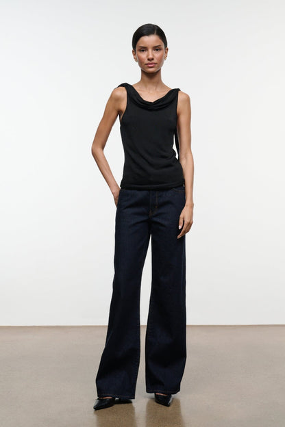 Liana Top Black | STAUD Signature