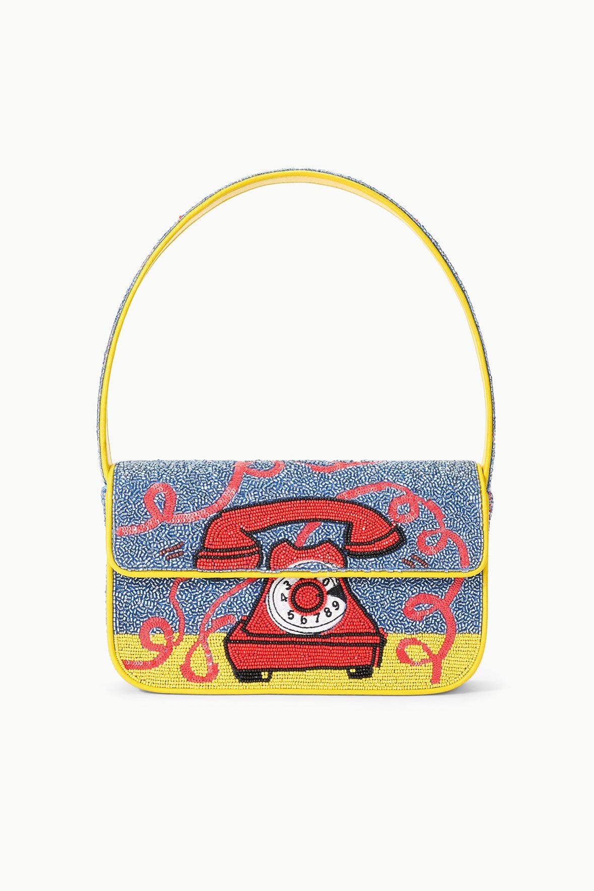 Tommy Beaded Bag Hotline | STAUD Classic