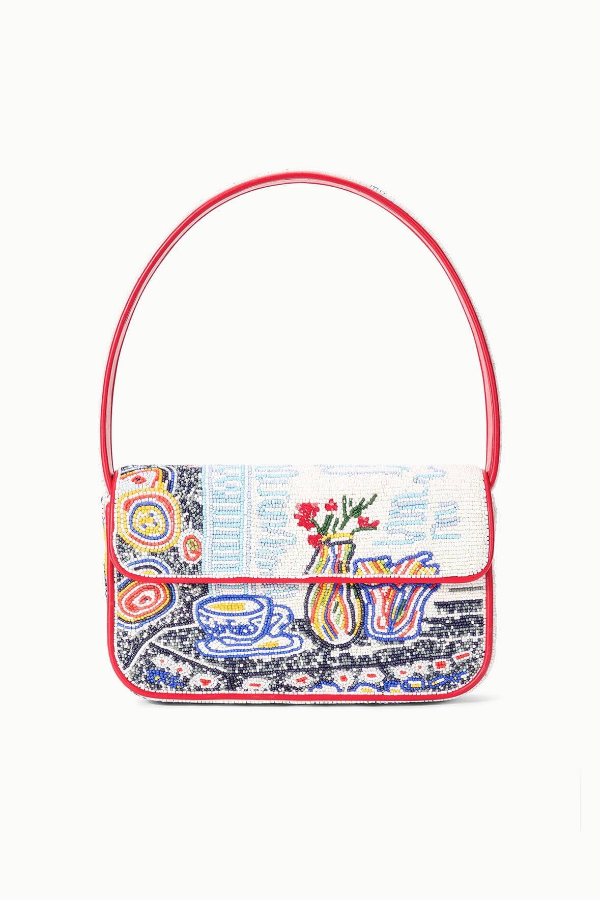 Tommy Beaded Bag Teatime | STAUD Quality