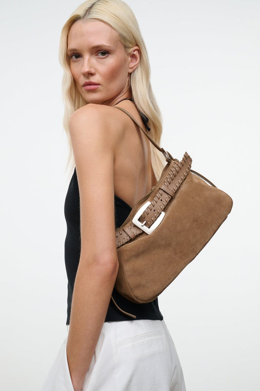 Brooklyn Shoulder Bag Husk | STAUD Discount