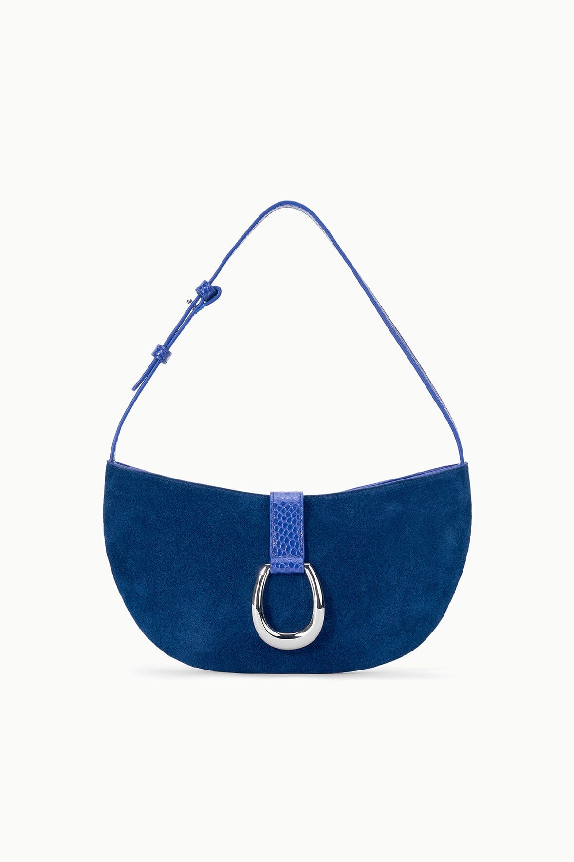 Harlow Crescent Shoulder Bag Cobalt | STAUD Value