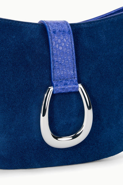 Harlow Crescent Shoulder Bag Cobalt | STAUD Value