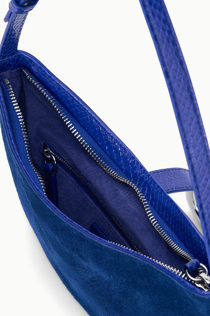 Harlow Crescent Shoulder Bag Cobalt | STAUD Value