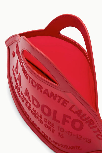 Cleo Fish Bag X Da Adolfo - Pvc Red Rose Edition | STAUD Sale