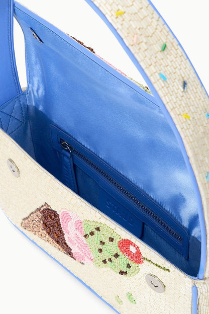 Tommy Beaded Bag Triple Scoop | STAUD New