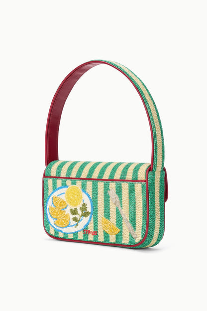 Tommy Beaded Bag Summer Lobster | STAUD Trusted