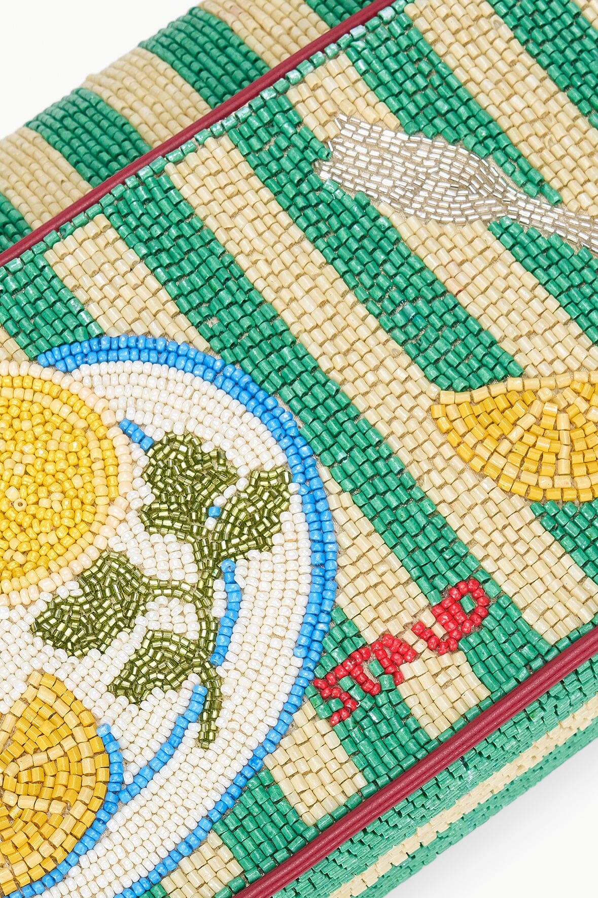 Tommy Beaded Bag Summer Lobster | STAUD Trusted