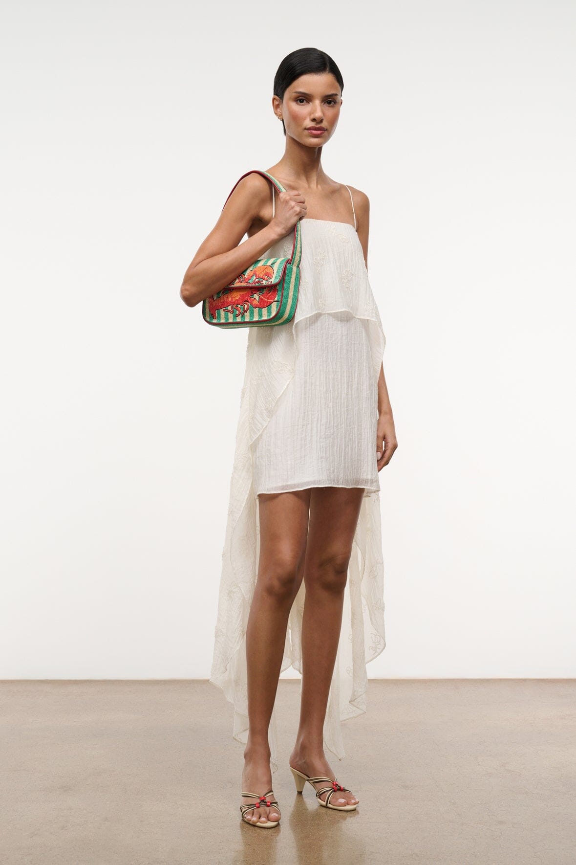 Tommy Beaded Bag Summer Lobster | STAUD Trusted