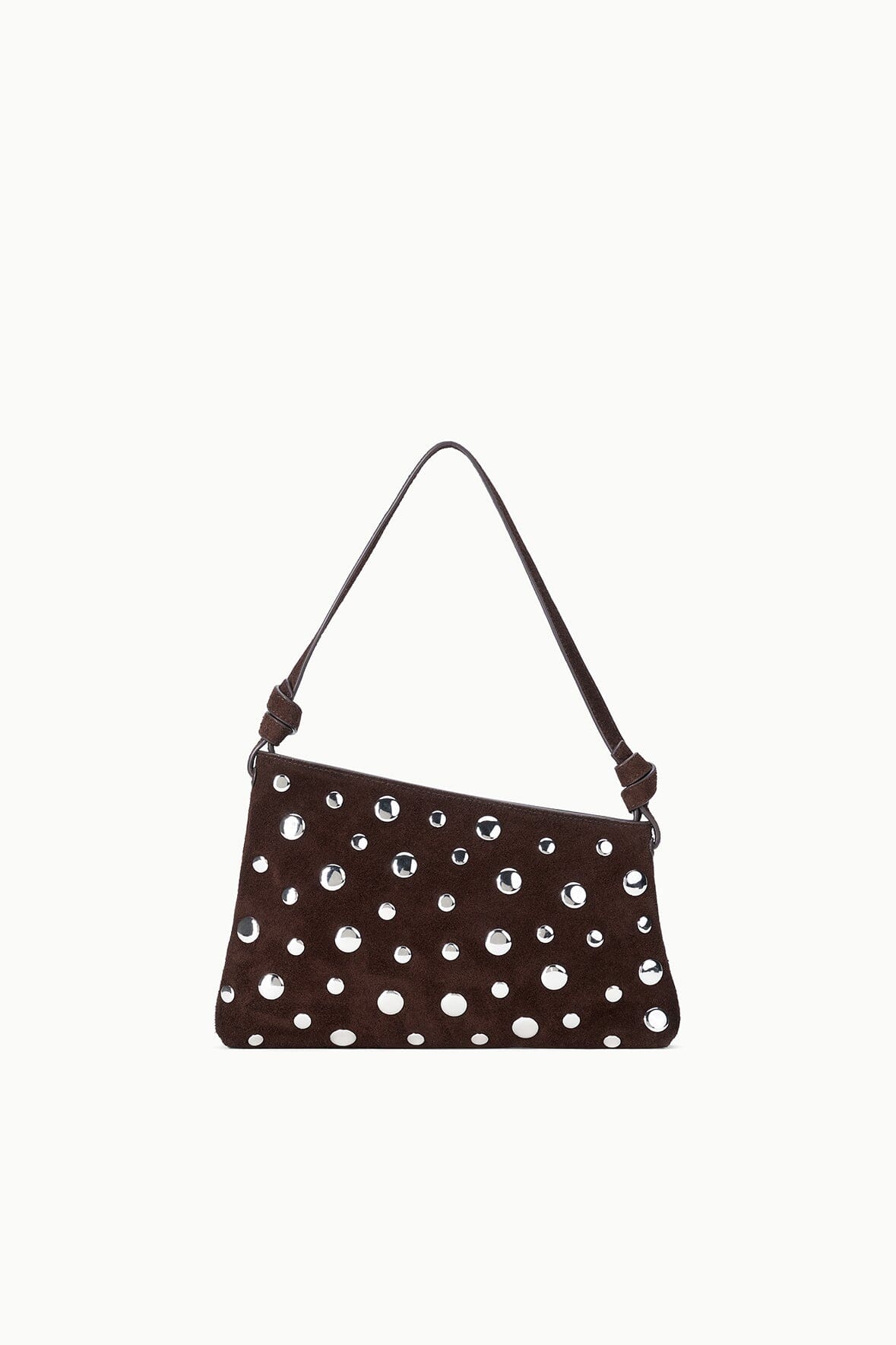 Dani Mini Shoulder Bag Espresso Studs | STAUD Premium