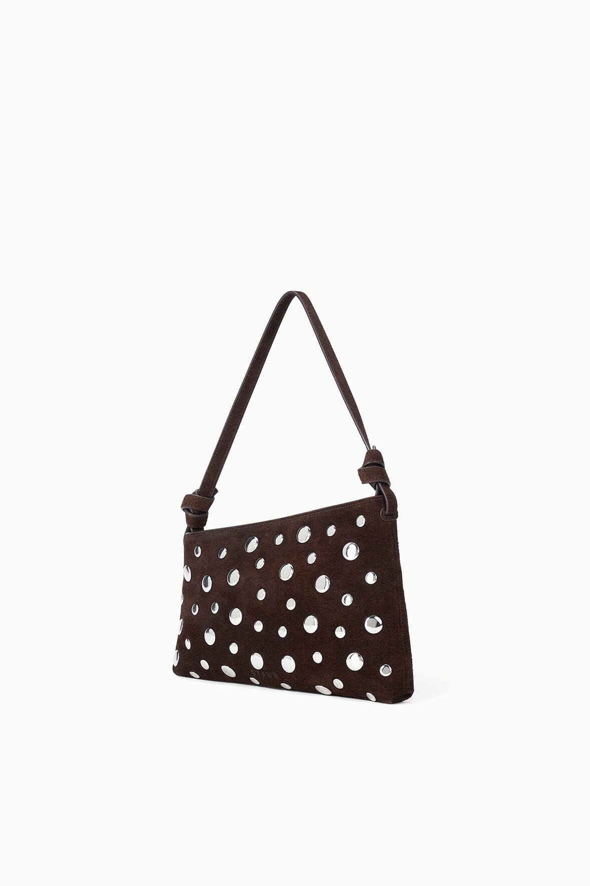 Dani Mini Shoulder Bag Espresso Studs | STAUD Premium