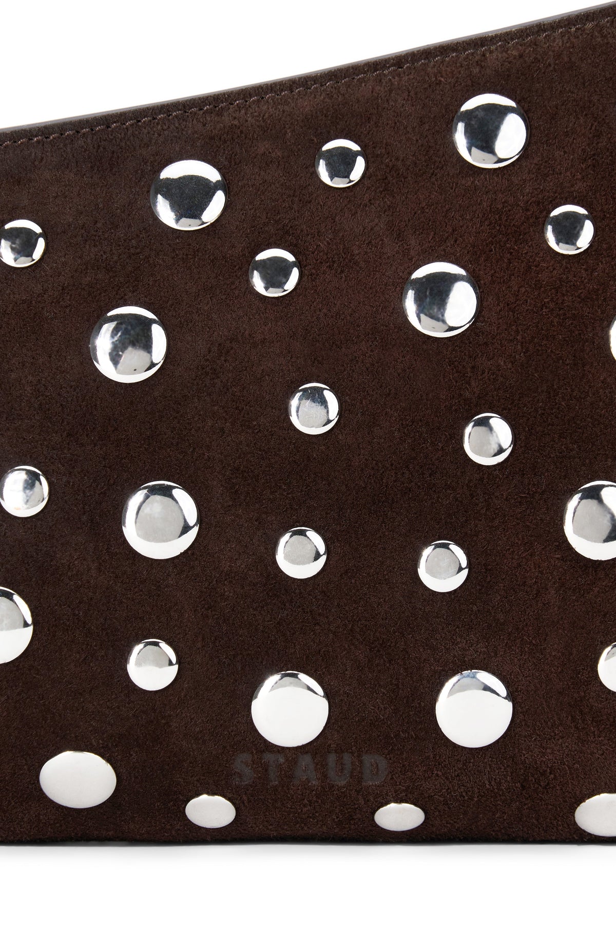Dani Mini Shoulder Bag Espresso Studs | STAUD Premium