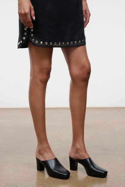 Monica Mule Black | STAUD Classic