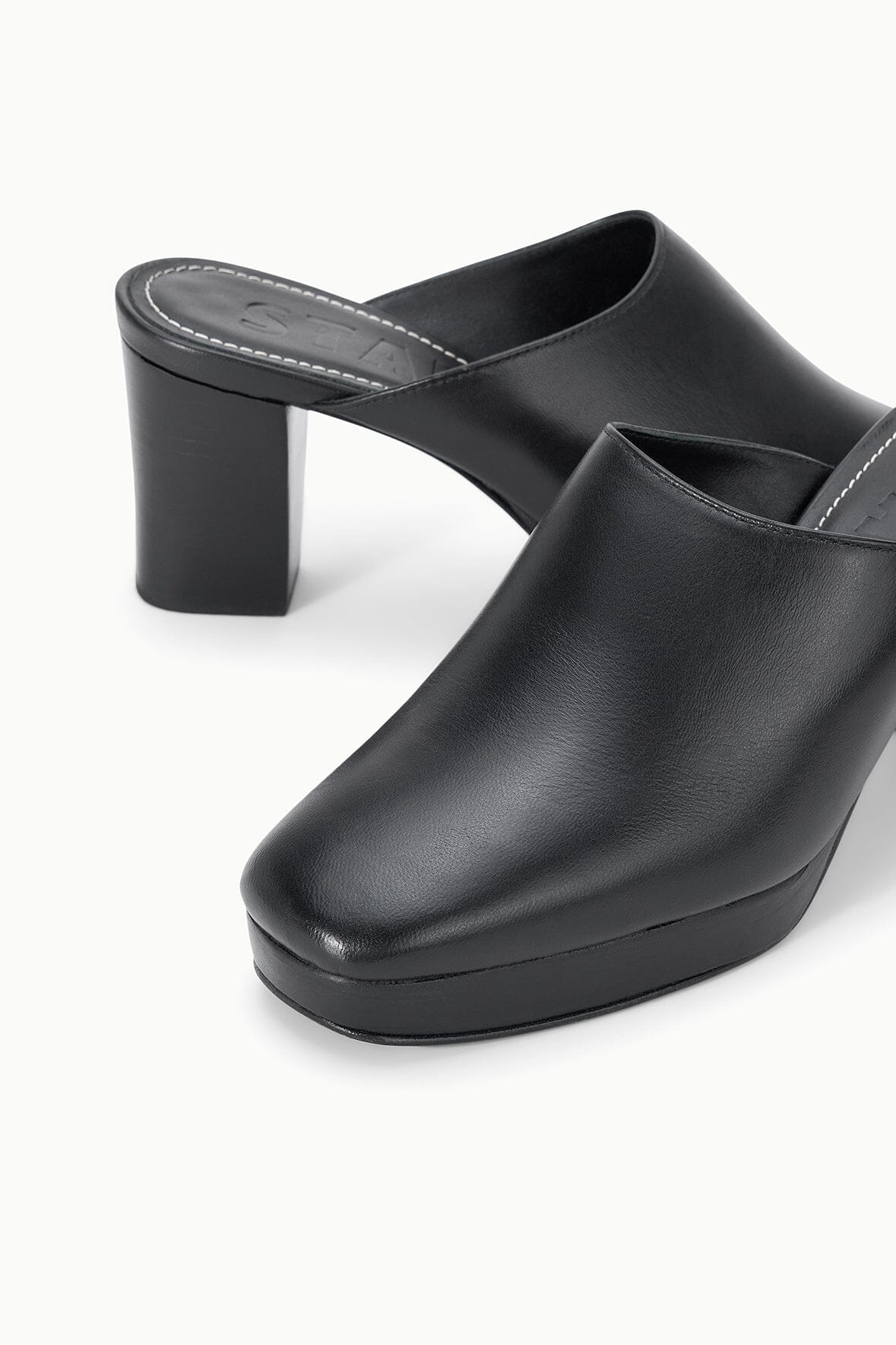 Monica Mule Black | STAUD Classic