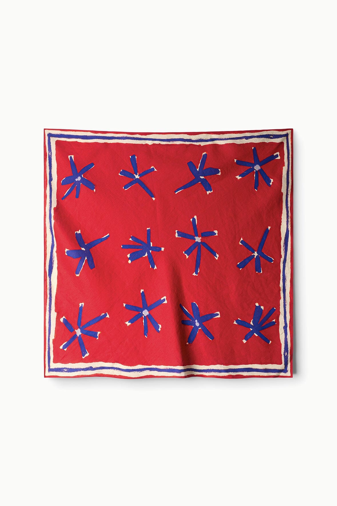 Sonya Linen Scarf Painted Foulard | STAUD Recommended
