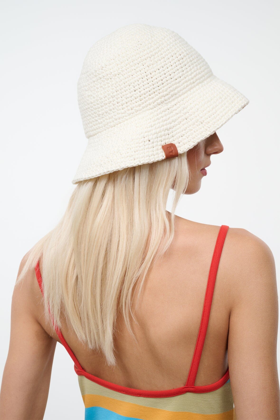 Meyers Crochet Hat Da Adolfo | STAUD New