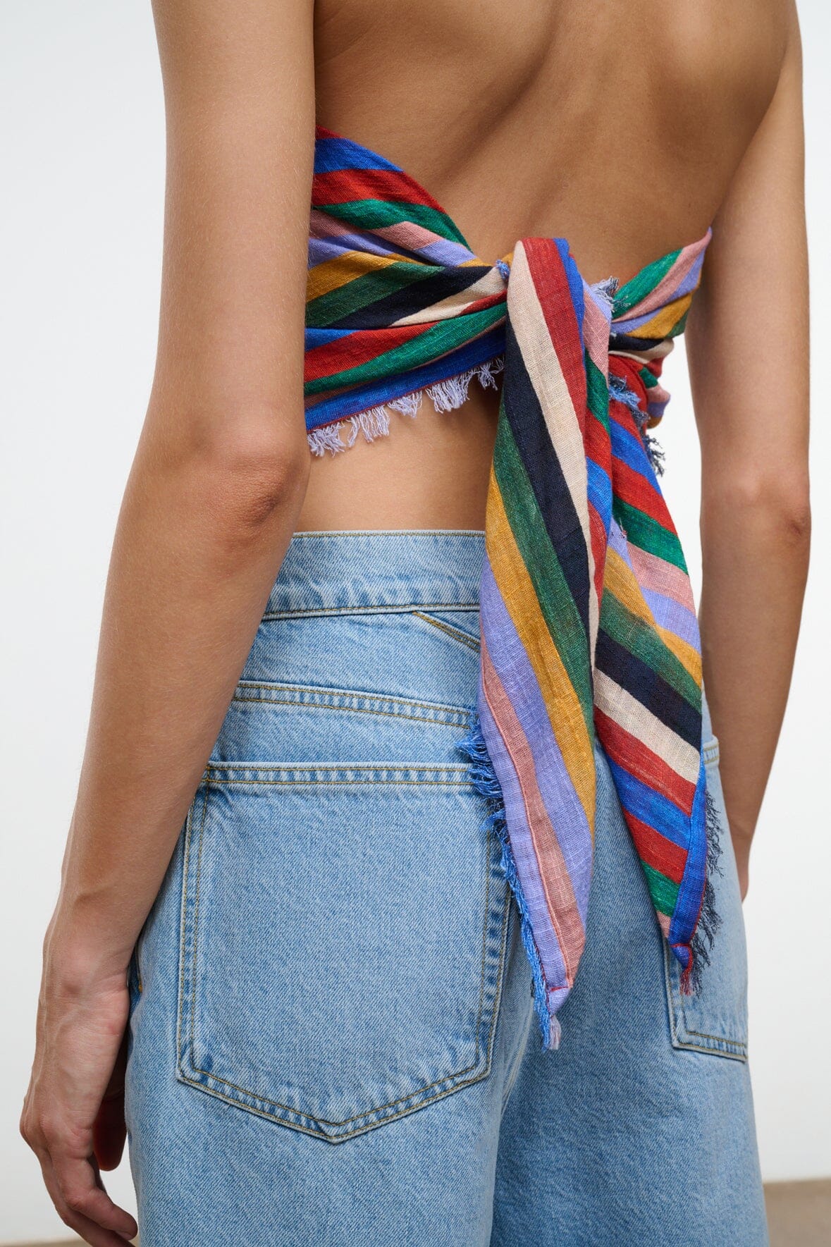 Sonya Scarf Artist Stripe | STAUD Best Price