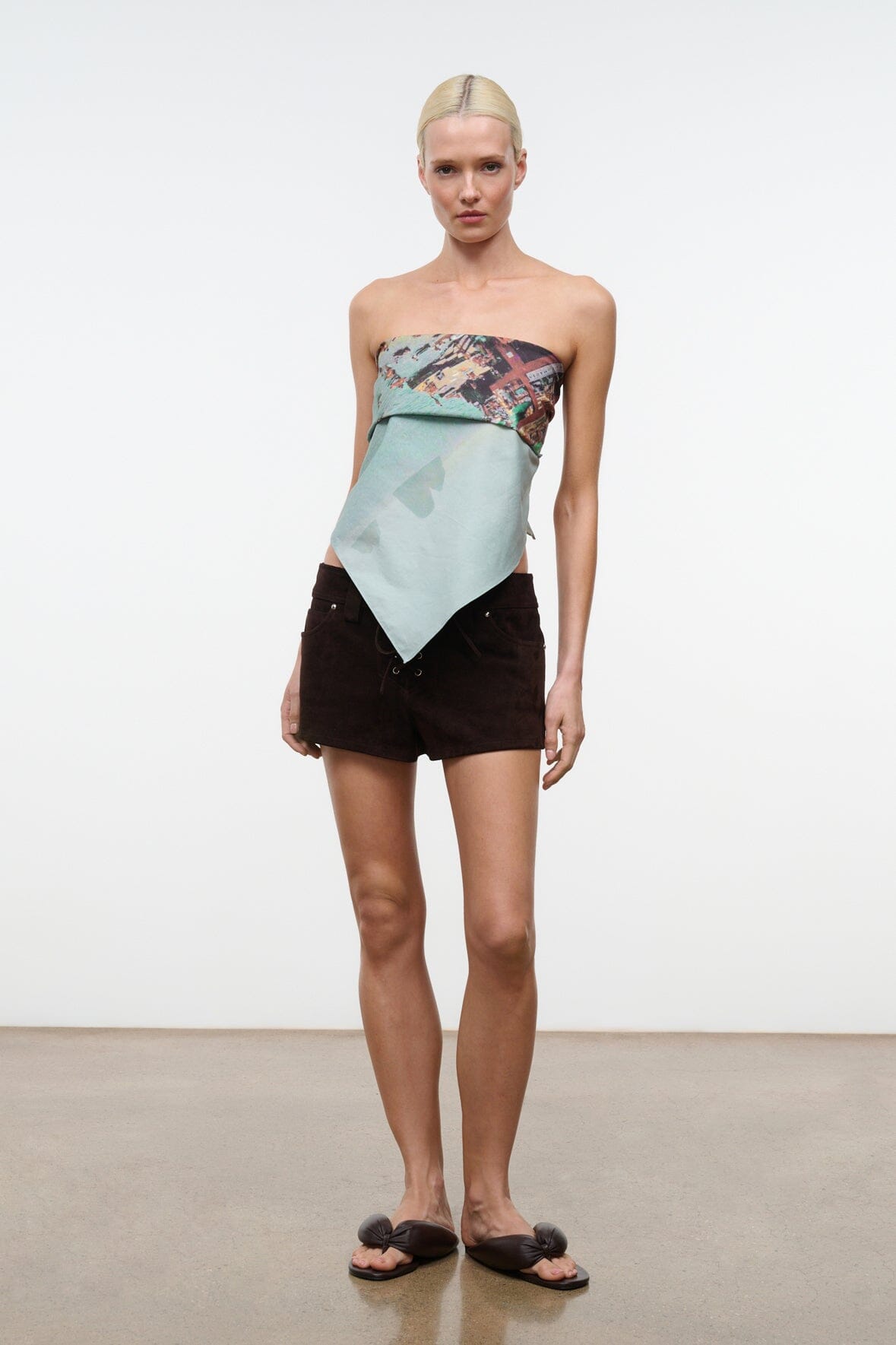 Cecile Scarf Endless Summer | STAUD New